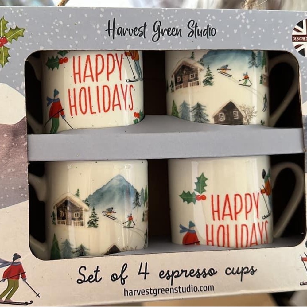 Espresso cups set of 4.